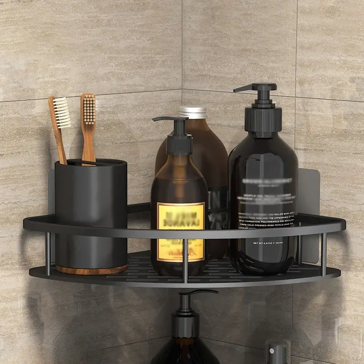 Wall-Mounted Bathroom Corner Shelf