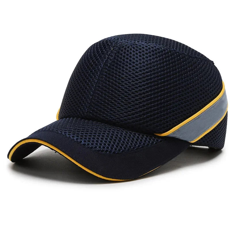 Kalsten | Red Safety Bump Cap - Helmet with hard ABS inner core for head protection at home, work, and factory