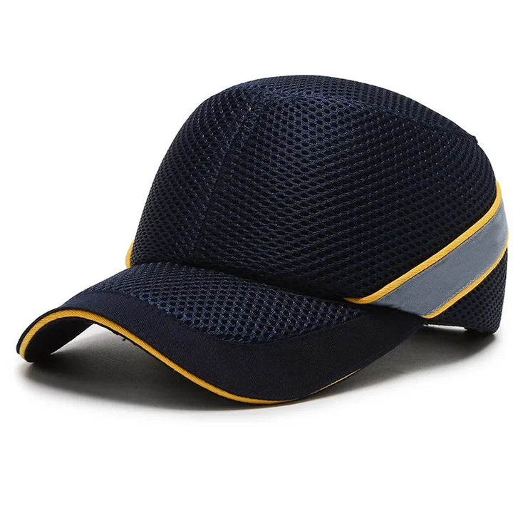 Kalsten | Red Safety Bump Cap - Helmet with hard ABS inner core for head protection at home, work, and factory