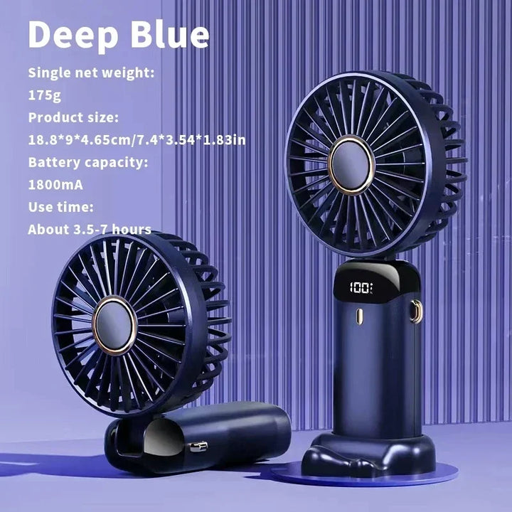 Portable Electric Fan and Mini Air Conditioner – Rechargeable Neck Fans for Home, USB and Handheld | Kalsten