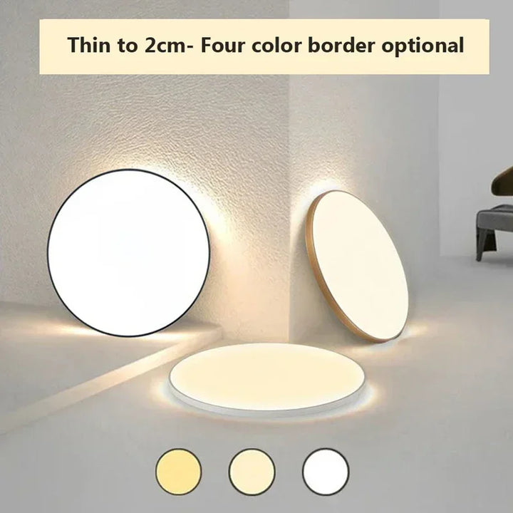 Modern LED Round Ceiling Lamps - Ceiling Light Fixtures for Living Room, Bedroom, Bathroom, Dining Room, Kitchen | Kalsten