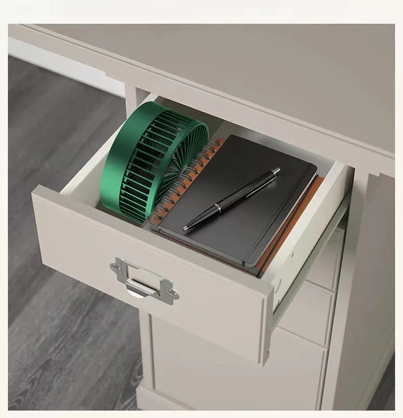 Portable 6-Inch Stand Fan | Folding Telescopic Floor/USB | Rechargeable Battery | 3 Speeds, Super Quiet, Adjustable Height | Kalsten