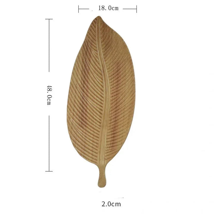 Leaf Shape Fruit Plate | Kalsten