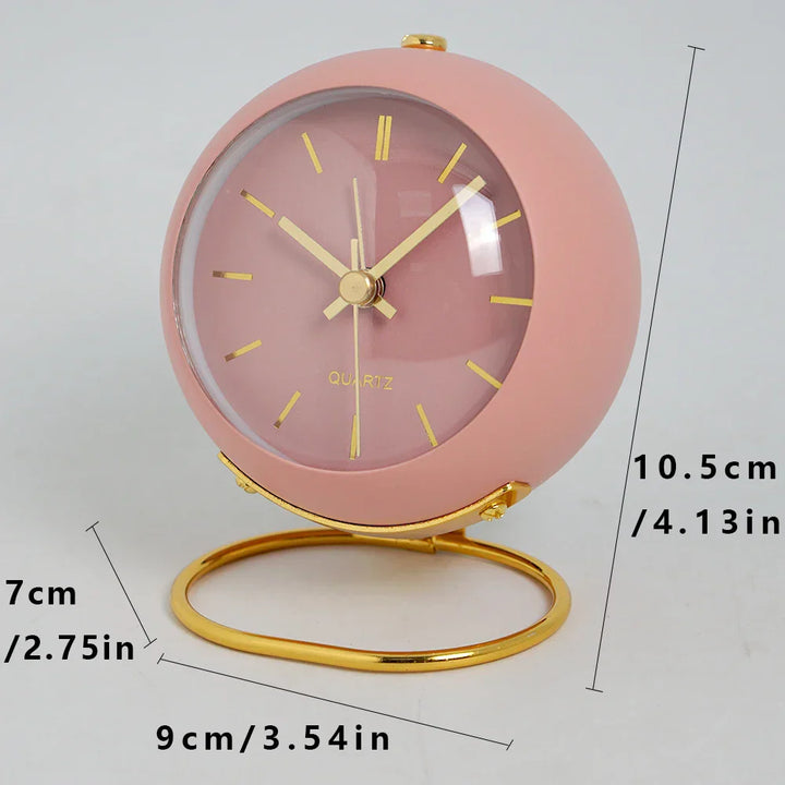 Minimalistic Scandinavian Desk Clock with Silent Quartz Movement | Kalsten