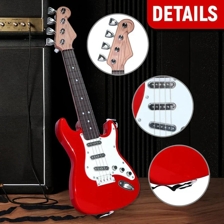 Kalsten | 4-String E-Guitar Toy for Children - Portable Musical Instrument, Perfect Gift for Young Musicians