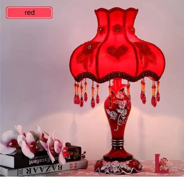 European Style Table Lamp for Bedroom Bedside, Hotel, Wedding Room, Garden, Palace Decor | Kalsten