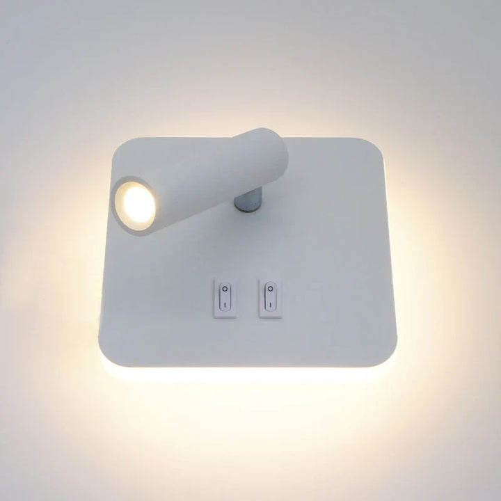 Modern LED Wall Sconce – 350° Swivel Adjustable Up & Down Wall Light, 3000K Warm White to 6500K Cool Light, Aluminium Wall Lamp | Kalsten
