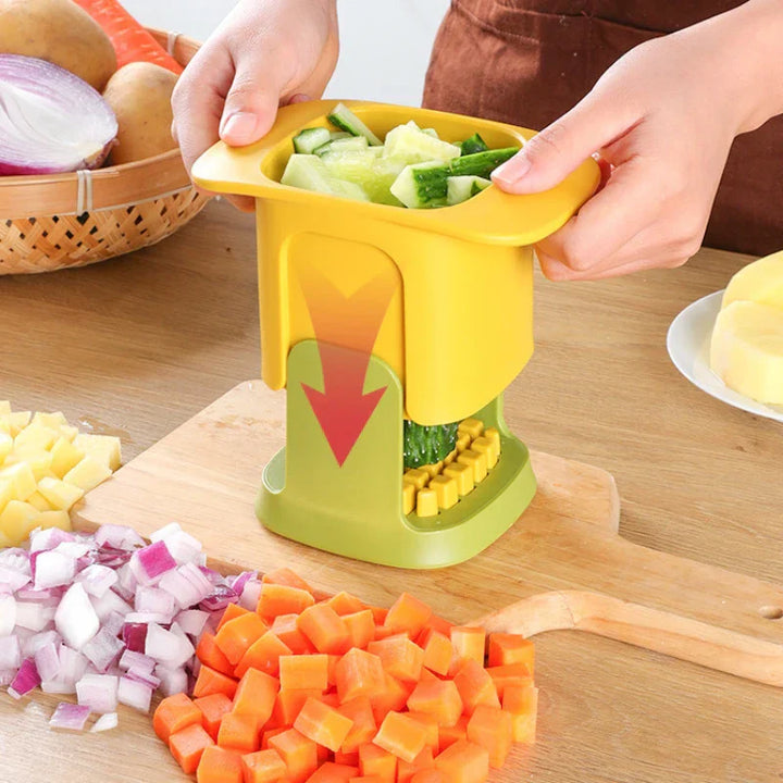 ChopMaster – Multifunctional Vegetable Cutter & French Fry Cutter with Hand Pressure Mechanism | Kalsten