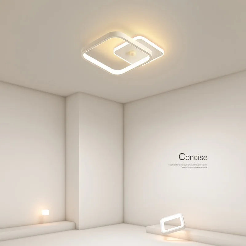 Modern LED Ceiling Lamp with Motion Sensor – Energy-Efficient Lighting for Living Room, Bedroom, Corridor, and Stairs (90-260V) | Kalsten