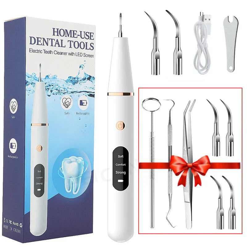 Kalsten | SmilePro Ultrasonic Tooth Calculus Cleaner – Effective Plaque Remover for Home