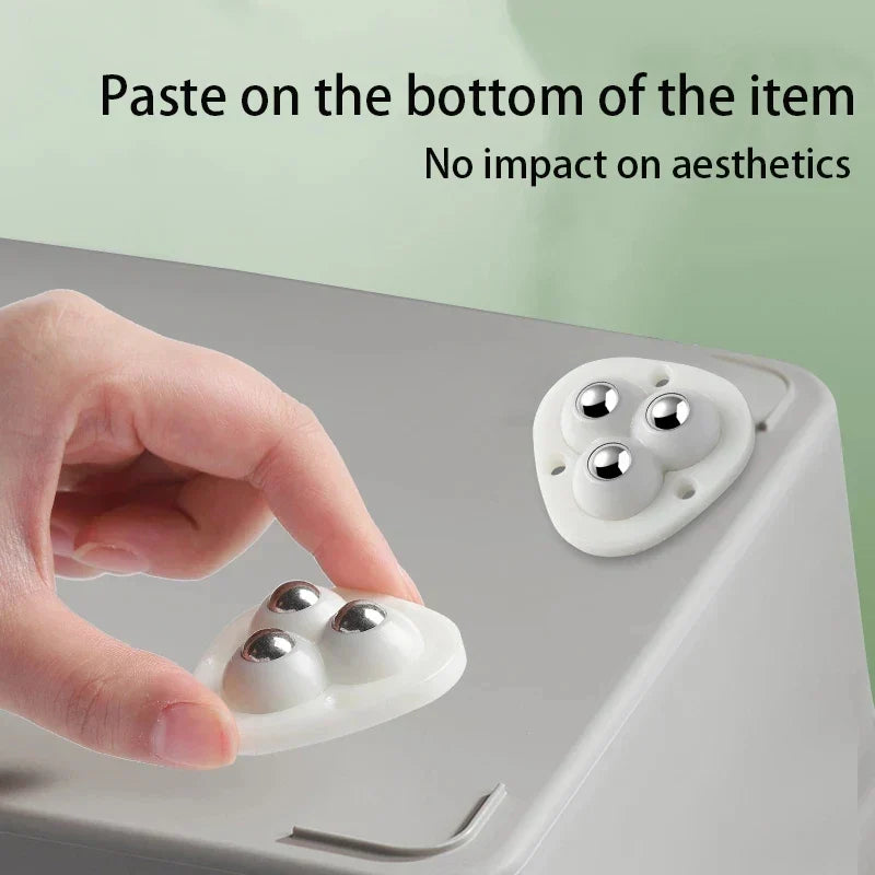 Kalsten | Self-Adhesive Full Rotating Furniture Mover Wheel Rollers