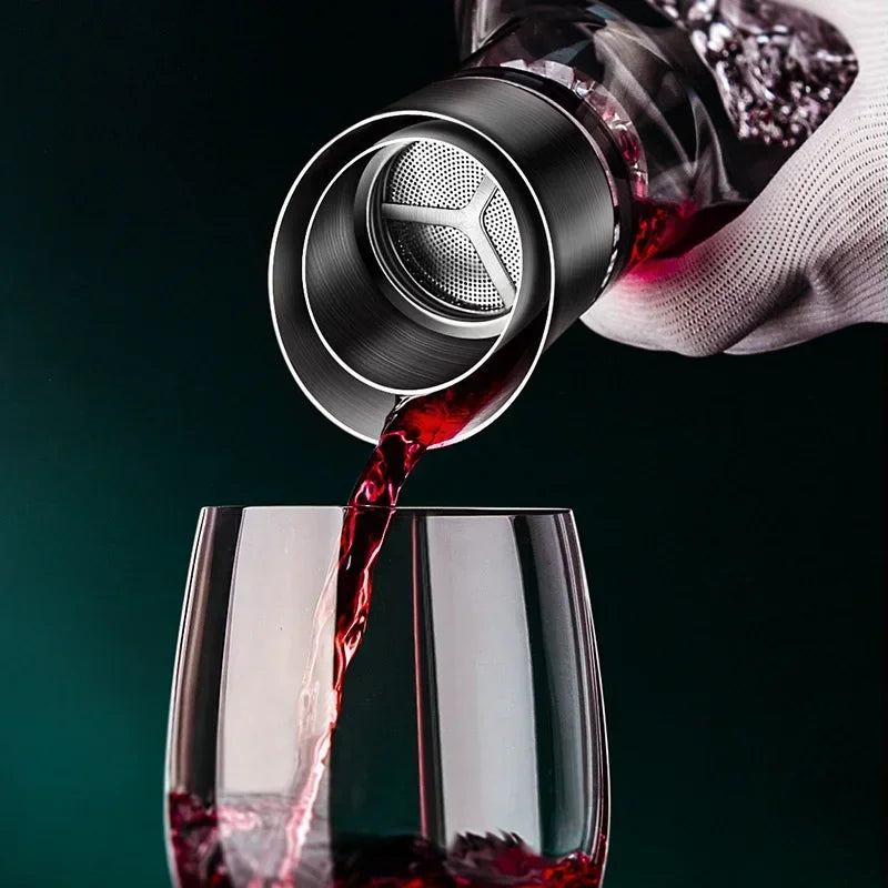 Kalsten | 1500ml Iceberg Decanter Creative lead-free crystal material luxury high-quality home red wine wine distributor decanter wine jug