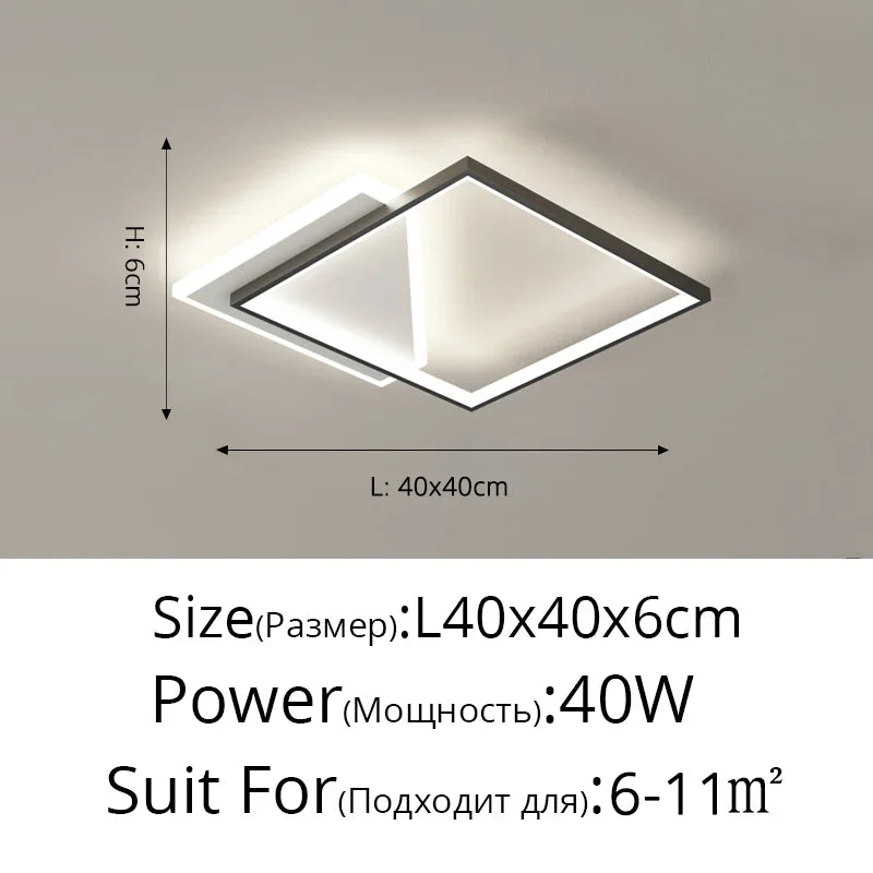 Modern LED Chandelier – Dimmable Indoor Lighting for Bedroom, Living Room, Study, and Home Decoration, 110V/220V | Kalsten
