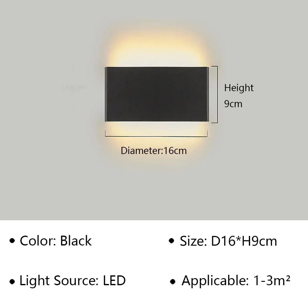 Kalsten | LumiEra Modern LED Wall Lamp | Stylish Design | Warm White Light for Bedroom, Hallway & Bathroom
