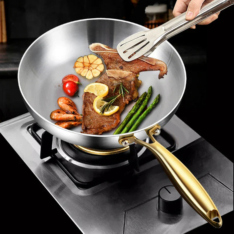 ChefSteel – Professional Stainless Steel Frying Pan for Gas & Induction | Kalsten