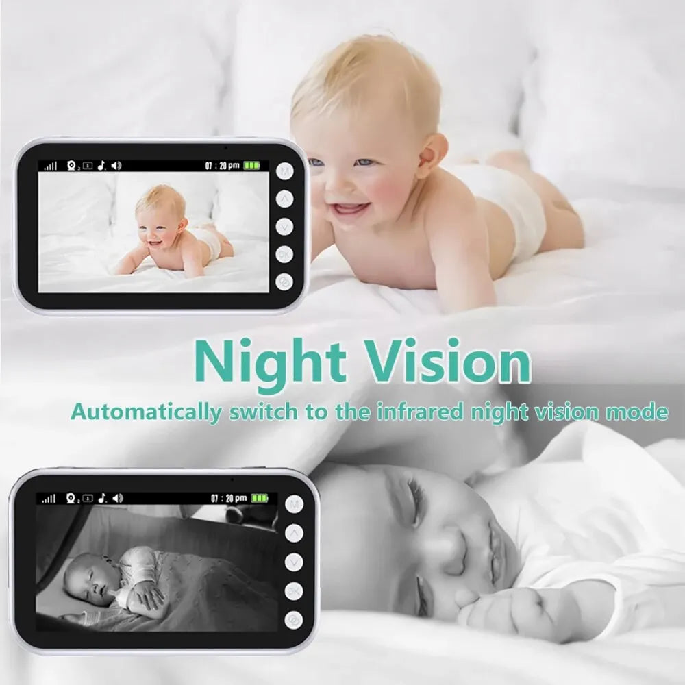 Kalsten | Baby Monitor Surveillance Night Vision Music Nanny Camera