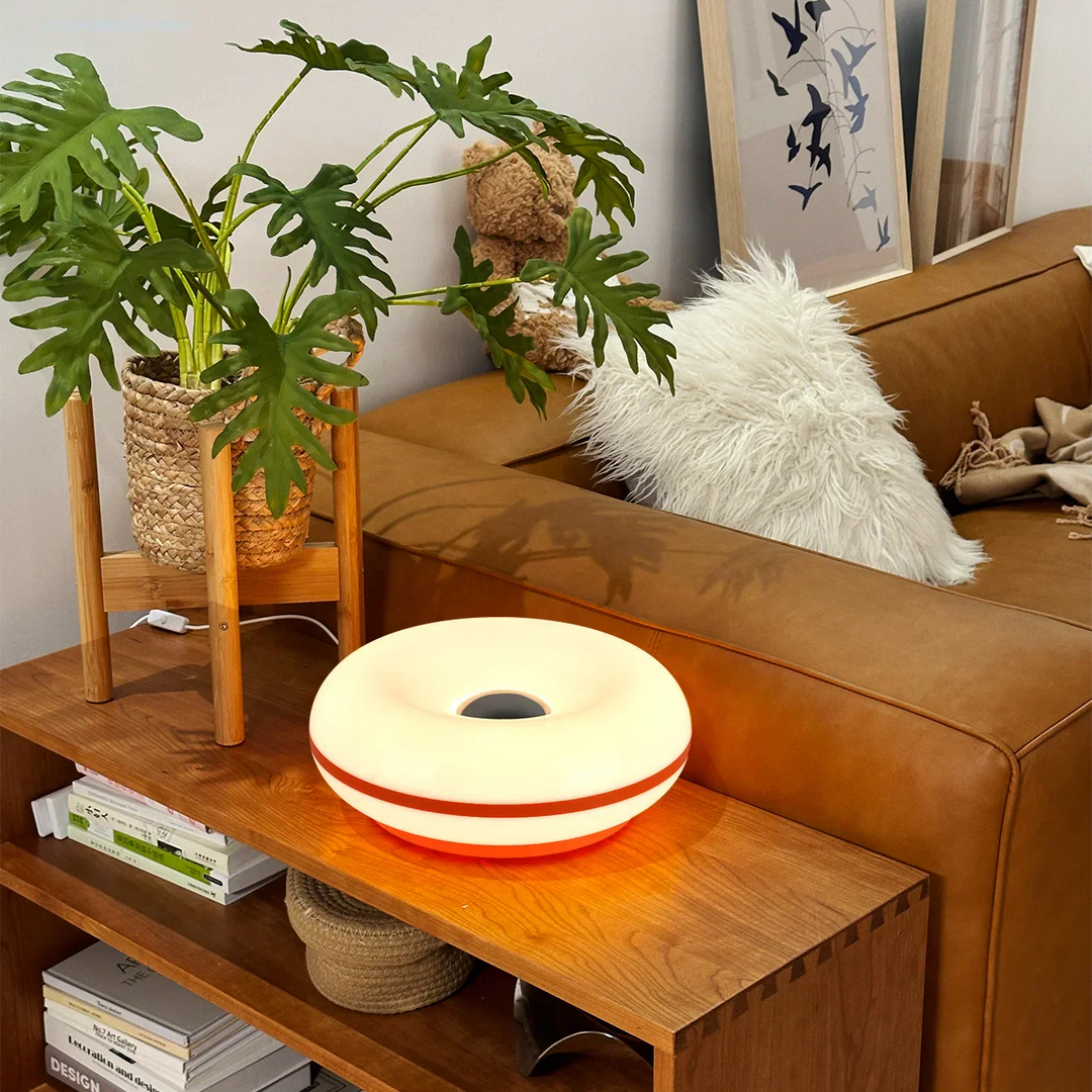 Table lamp Luminoro Bauhaus | USB & Touch | RGB 16 colors with remote control | Ambient light for living & bedroom | Kalsten