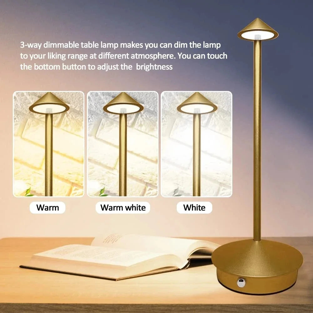 Removable LED Table Lamp – Decorative Desk & Touch Light for Bar, Hotel, Dining