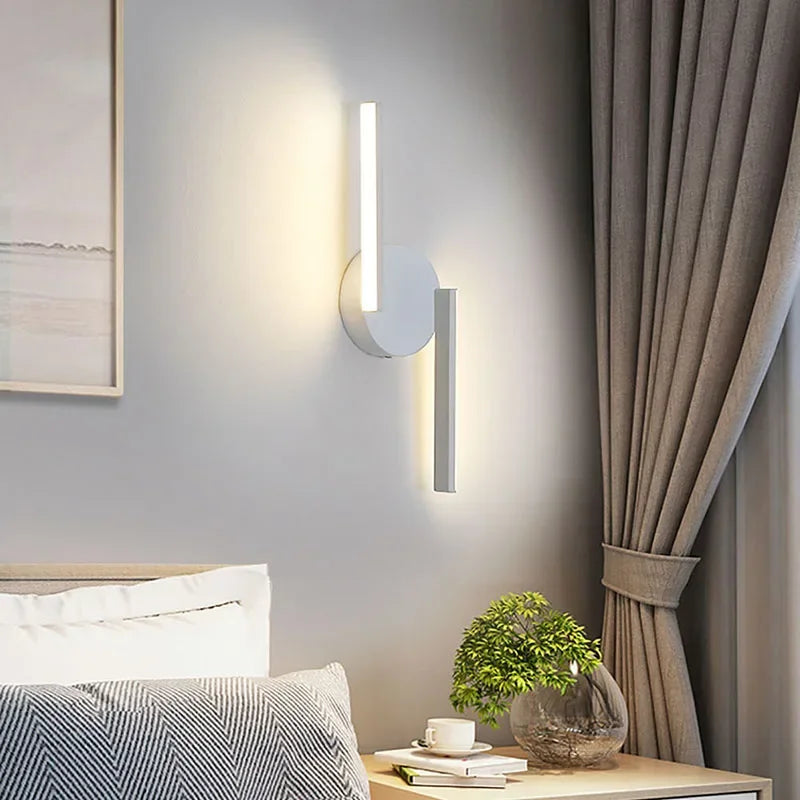 Modern LED Wall Lamp Bedside Sconce - Home Decor Lighting Fixture for Living Room, Bedroom, Hotel | Kalsten