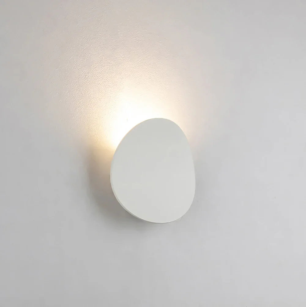 Modern LED Wall Lamp – Minimalist Round Design for Bedroom, Balcony, and TV Background Decoration | Kalsten