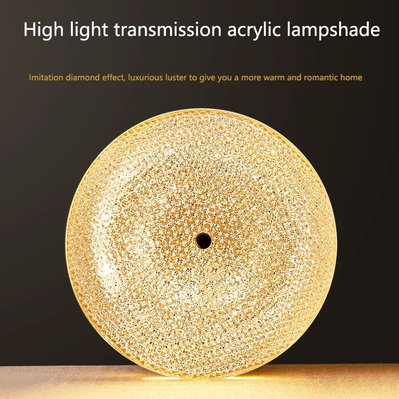 Modern Gold LED Ceiling Chandelier – Hanging Light for Living Room, Balcony, Bedroom, and Indoor Decor | Kalsten