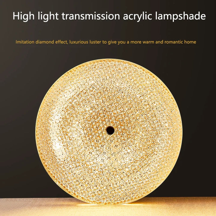 Modern Gold LED Ceiling Chandelier – Hanging Light for Living Room, Balcony, Bedroom, and Indoor Decor | Kalsten