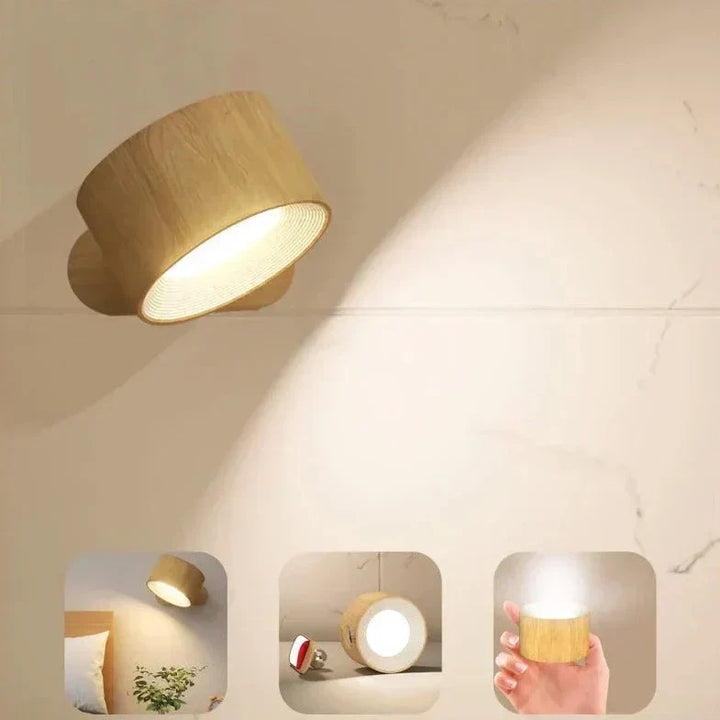 Battery-Powered Wireless LED Wall Lamp