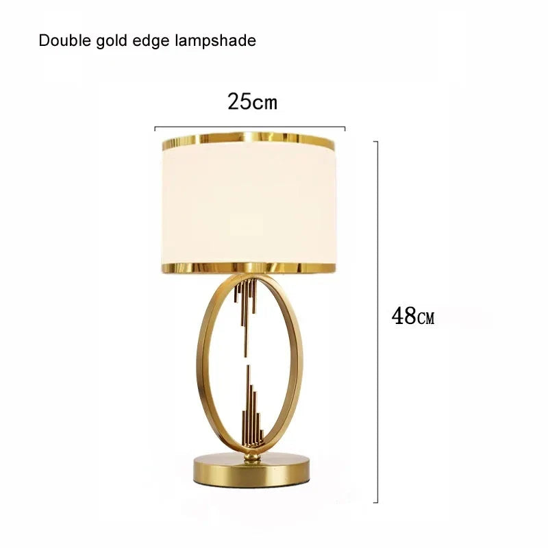 American Table Lamp - Modern Simple Study Creative Desk Lamp for European Living Room Bedroom Bedside Decor | Kalsten