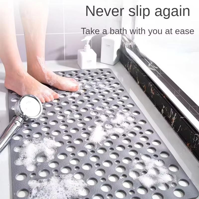 Kalsten | Extra-Porous TPE Non-Slip Shower Mat with Strong Suction, Anti-Mold, Machine Washable
