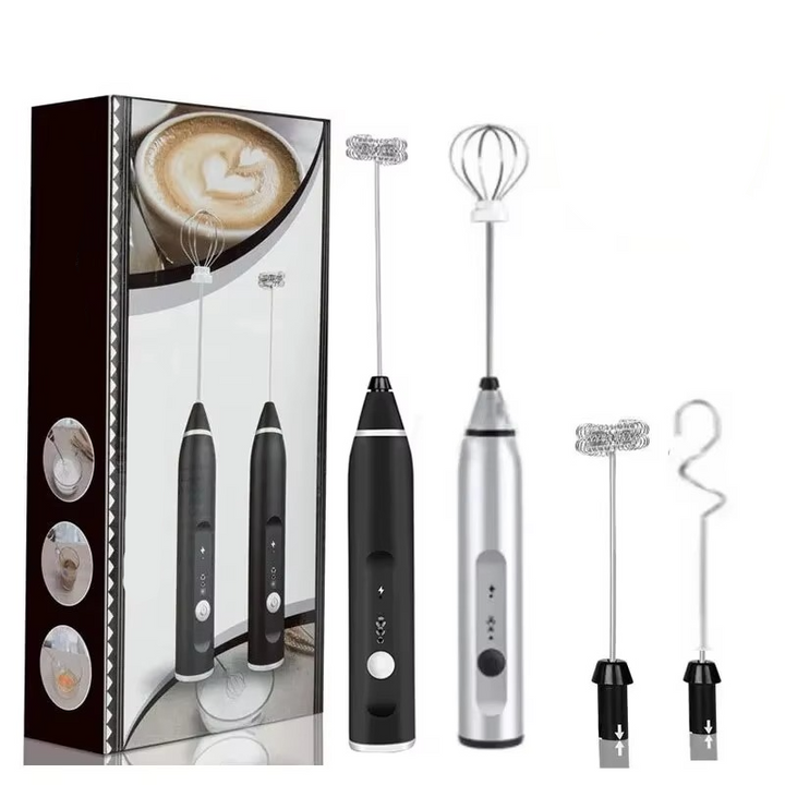 Kalsten | Portable USB Electric Milk Frother Handheld Coffee Whisk and Mini Food Blender
