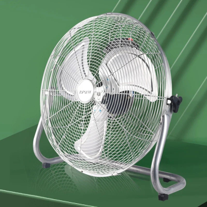 Industrial Floor Fan – 8-Speed 130° Oscillating Workshop Blower, Silent 45dB Turbo Motor with Overheat Protection | Kalsten