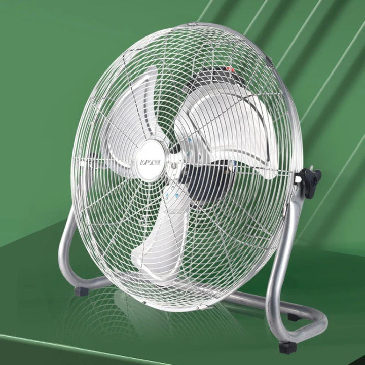 Industrial Floor Fan – 8-Speed 130° Oscillating Workshop Blower, Silent 45dB Turbo Motor with Overheat Protection | Kalsten