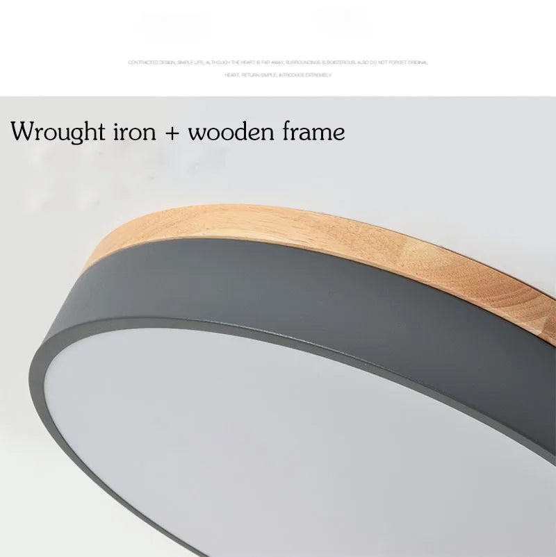 Modern LED Ceiling Light – 27W Surface-Mounted Fixture with Warm, Cold, and Natural Light Options for Living Room, Bedroom, and Kitchen | Kalsten