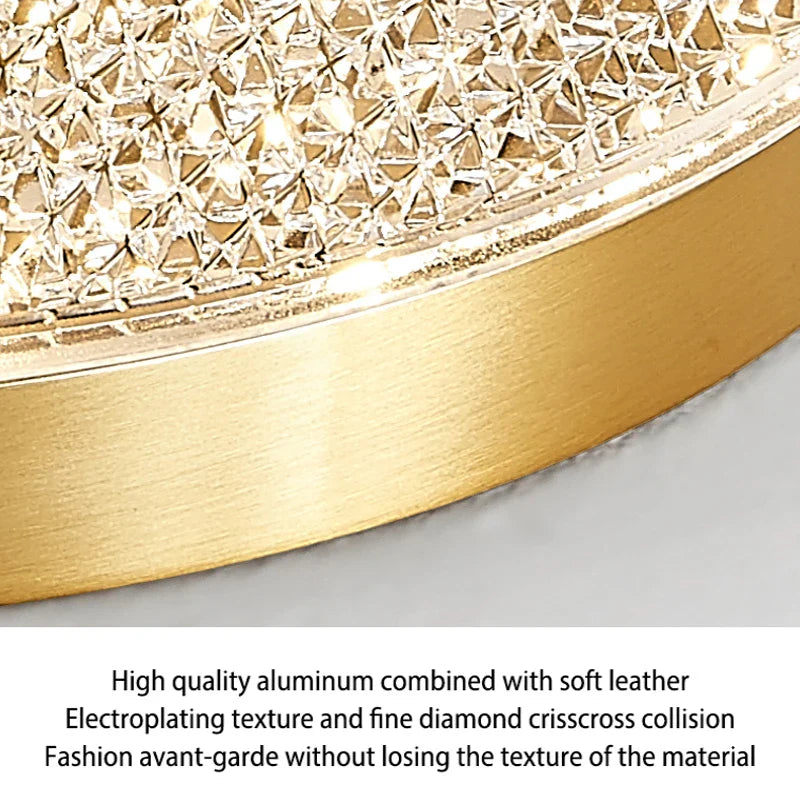 Modern Gold LED Hanging Ceiling Chandelier Lights - Elegant Indoor Lighting Fixtures for Living Spaces | Kalsten
