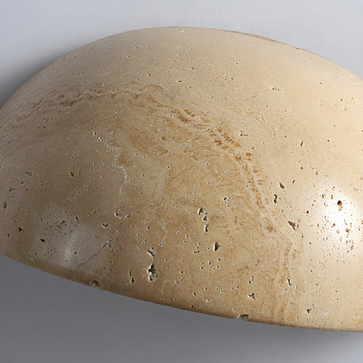 Half-Round LED Wabi-Sabi Wall Lamp - ZenGlow | Kalsten