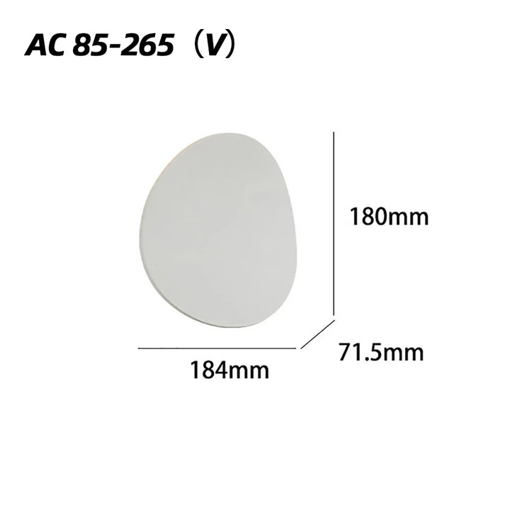Modern LED Wall Lamp – Minimalist Round Design for Bedroom, Balcony, and TV Background Decoration | Kalsten