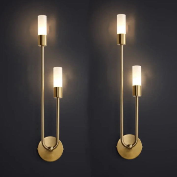 Modern Gold LED Wall Light – Nordic Sconce for Living Room, Bedroom, Kitchen, and Hallway Décor | Kalsten