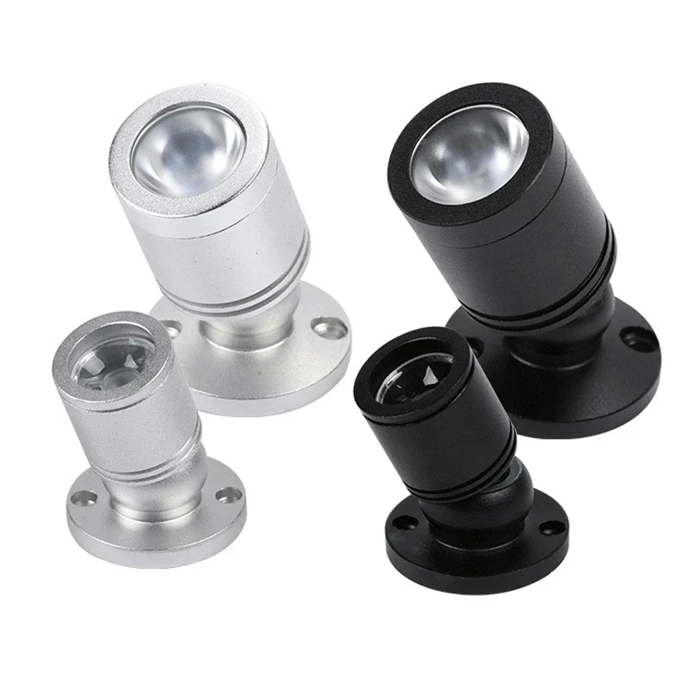 Kalsten | Mini LED Spot LuxoDot | 1W/3W | USB Spotlight for Display Cases & Decoration | Warm & Cold White | Aluminum Housing