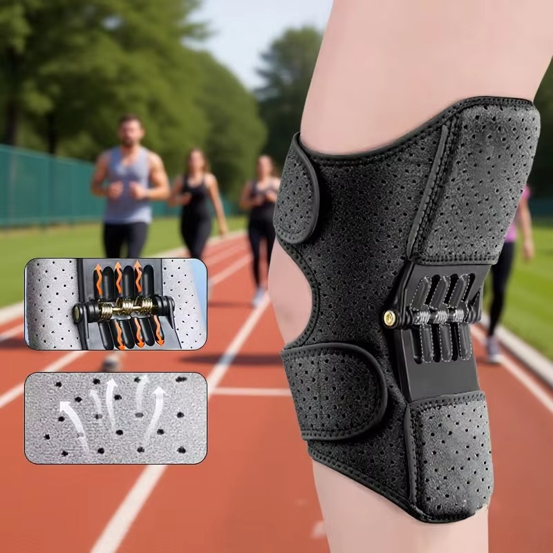 Kalsten | Adjustable Knee Support Brace with Power Rebound Springs for Joint Relief and Stability