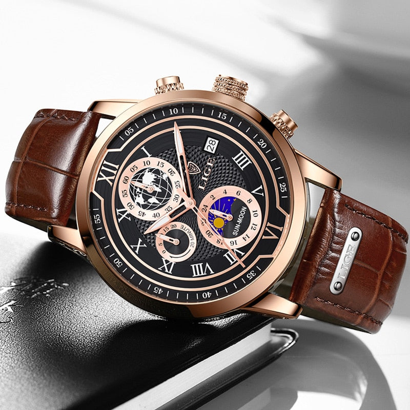Kalsten | Classic Chronograph Men’s Watch | Stylish & Functional Luxury Wristwatch for Every Occasion