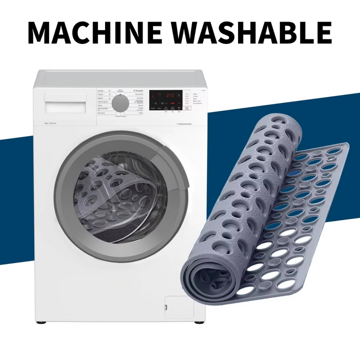Kalsten | Extra-Porous TPE Non-Slip Shower Mat with Strong Suction, Anti-Mold, Machine Washable