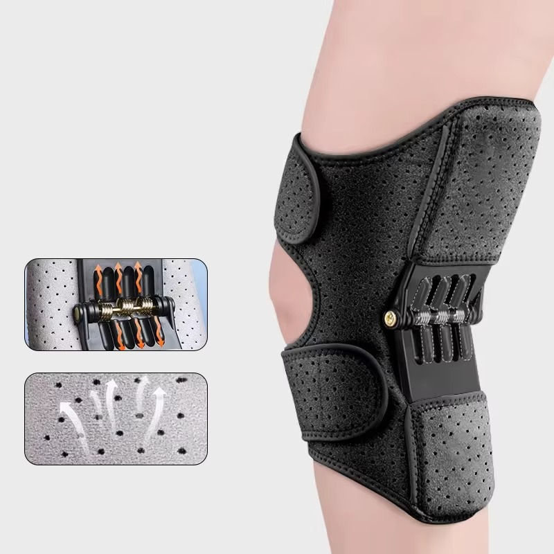 Kalsten | Adjustable Knee Support Brace with Power Rebound Springs for Joint Relief and Stability