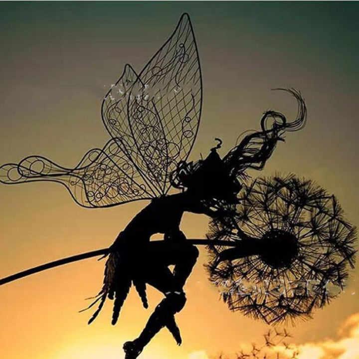Kalsten | Fairies on a Milk Thread Art Sculpture