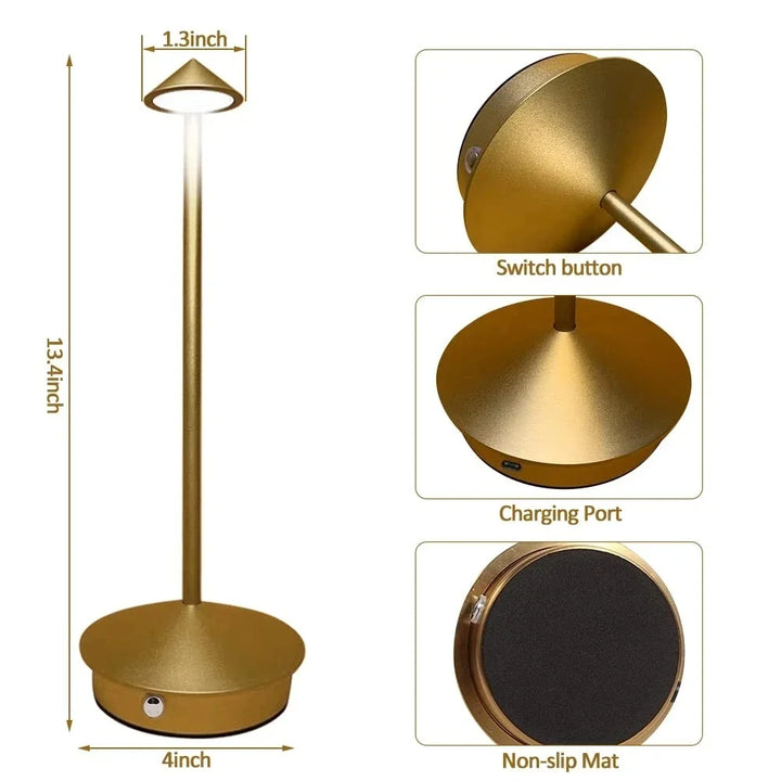 Removable LED Table Lamp – Decorative Desk & Touch Light for Bar, Hotel, Dining