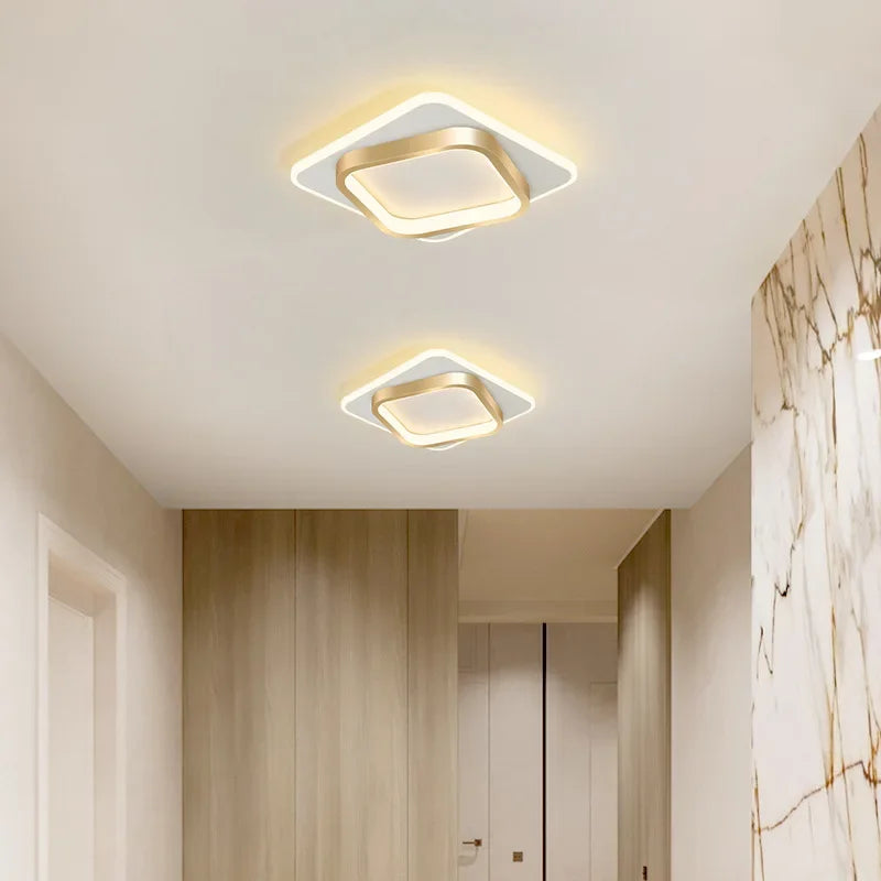 Modern LED Ceiling Lamp - Square Ceiling Light Fixture for Living Room, Stair, Aisle, and More | Kalsten