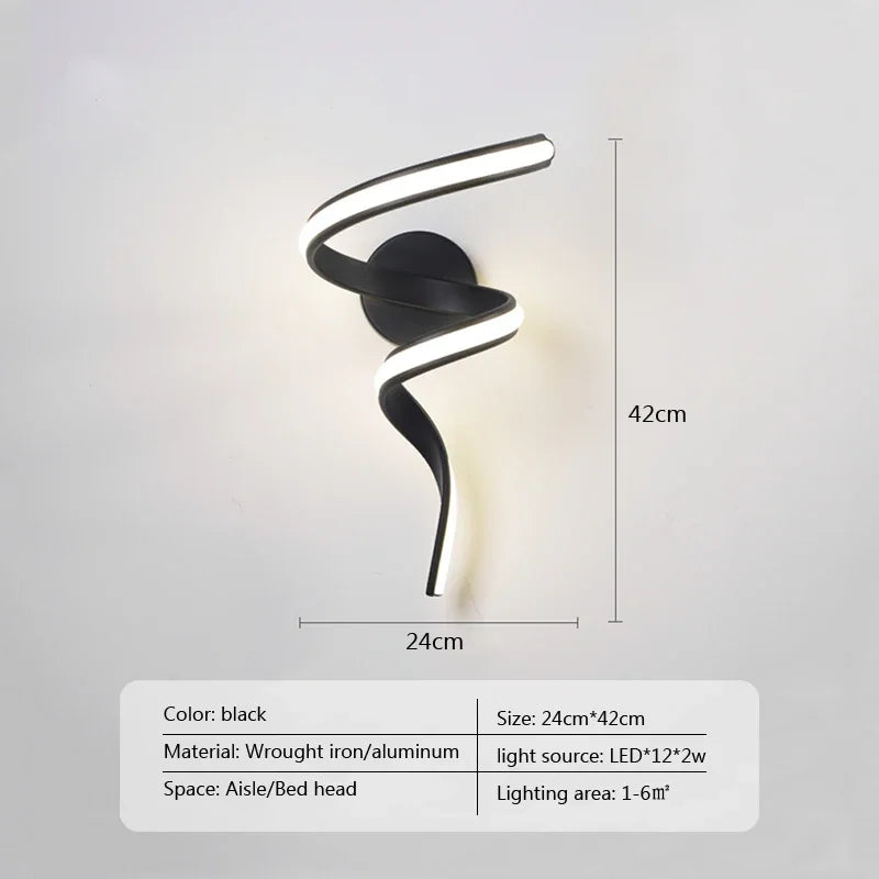 Modern Minimalist LED Wall Lamp – Up & Down Wall Sconce for Bedroom, Living Room, and Bathroom | Kalsten