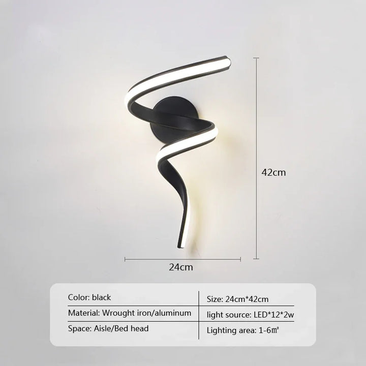 Modern Minimalist LED Wall Lamp – Up & Down Wall Sconce for Bedroom, Living Room, and Bathroom | Kalsten
