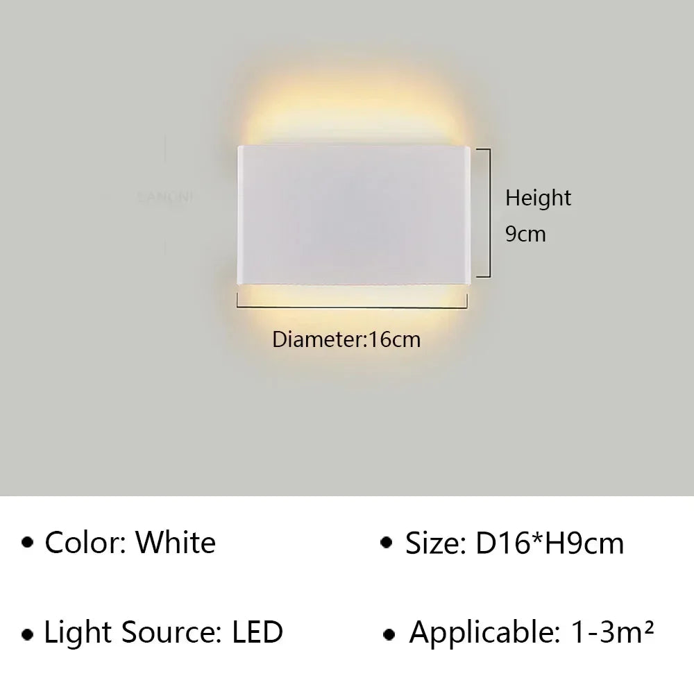 Kalsten | LumiEra Modern LED Wall Lamp | Stylish Design | Warm White Light for Bedroom, Hallway & Bathroom