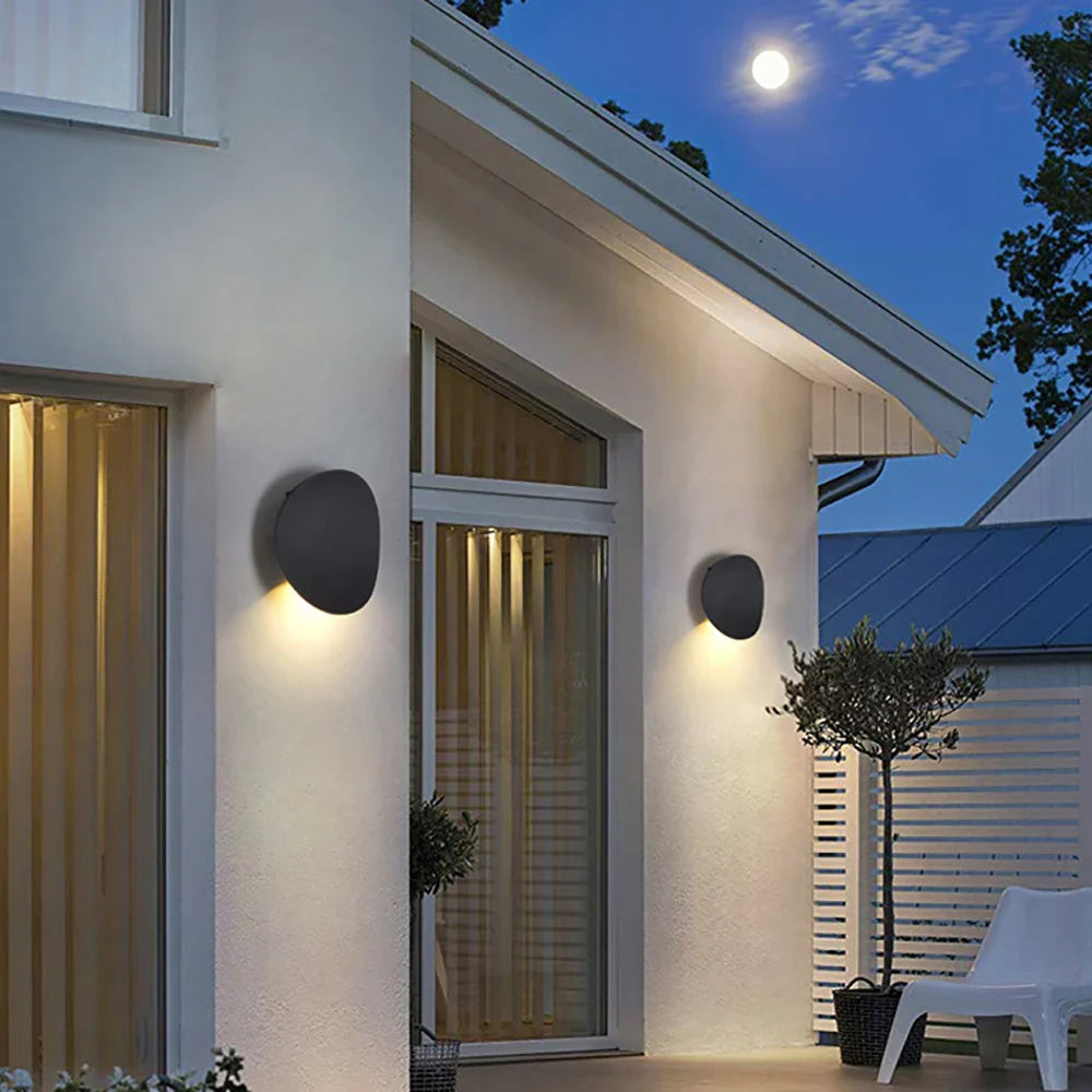 Modern LED Wall Lamp – Minimalist Round Design for Bedroom, Balcony, and TV Background Decoration | Kalsten