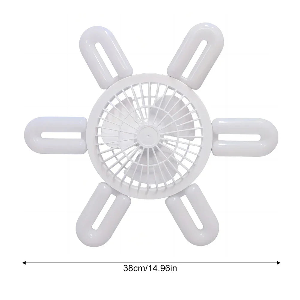 Silent Adjustable Remote Control Ceiling Foldable Fan Lamp | Kalsten
